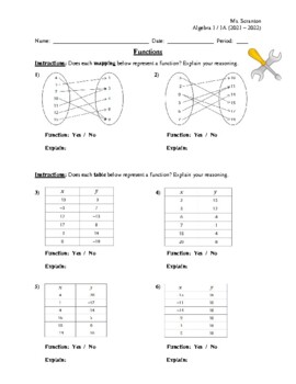 my homework lesson 8 ordered pairs answer key