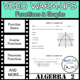 Functions and Graphs Warm-Ups