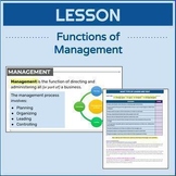 Functions of Management | LESSON, ASSIGNMENT & ACTIVITY
