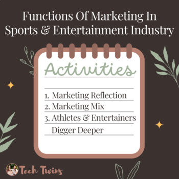 Preview of Functions of Marketing in Sports and Entertainment Industry Activities
