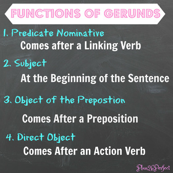 Preview of Functions of Verbals