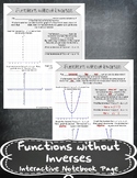 Functions without Inverses Notes Handout AR.3C