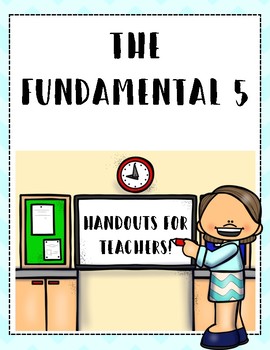 Preview of Fundamental 5 Book Study Handouts