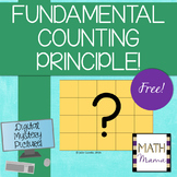 Fundamental Counting Principle - FREE Digital Mystery Picture!