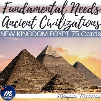 Preview of Fundamental Needs Humans Ancient Civilizations ANCIENT EGYPT 75 Research Cards