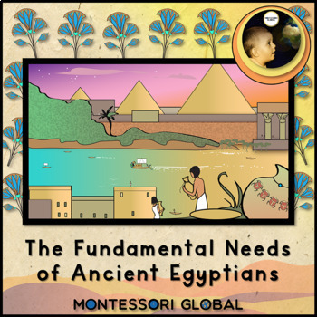 Preview of Fundamental Needs in Ancient Egypt | 3 Part Cards | Google Slides | Boom Cards