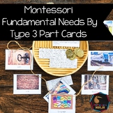 Montessori Fundamental Needs of Humans Card Set (Type)