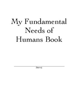 Preview of Fundamental Needs of Humans