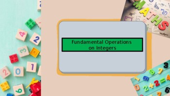 Preview of Fundamental Operations on Integers