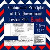 Principles of U.S. Government Lesson Plan Bundle