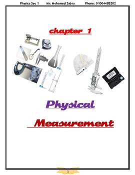 Preview of Fundamental of Physics- Measurement - Vectors - Motion