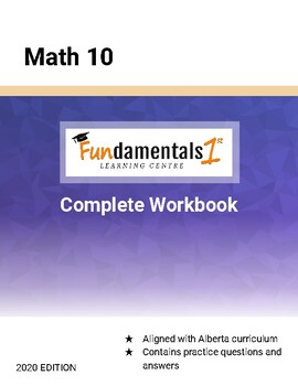 Preview of Fundamentals First Math 10 Complete Workbook - Canadian Curriculum