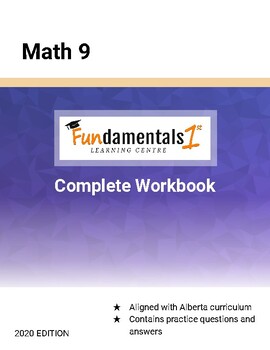 Preview of Fundamentals First Math 9 Complete Workbook - Canadian Curriculum