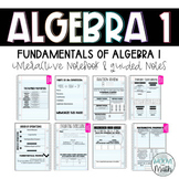 Fundamentals of Algebra 1 Interactive Notebook