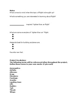 Preview of Fundamentals of Flight Notes