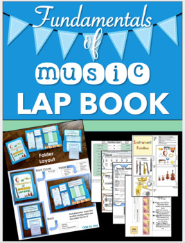 Preview of Fundamentals of MUSIC Lap Book - Great Distance Learning Activity Study Guide