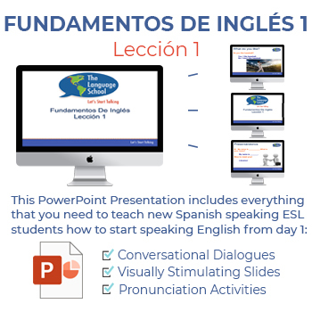 Preview of Fundamentos de inglés 1 Lección 1 PowerPoint Presentation