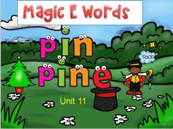 Preview of Magic E Silent E Activities SMART Board RTI Dyslexia