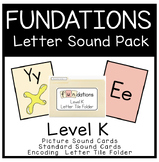 Fundations Aligned Level K Card Pack | Literacy | Phonics