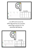 Fundations Aligned Number Tracing and Ten Frames 1-10