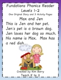 Fundations-Based Phonics Reader and Activity Pages Marking