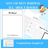 Fundations Inspired "All About" Non-Fiction Informational 