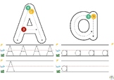 Fundations-Inspired Alphabet Tracing Cards