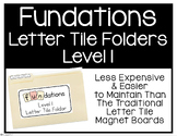 Fundations Letter Tile Folder Level 1 | Encoding | Phonics