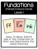 Fundations Level 1 Standard Sound Cards | ELL | Special Education