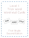 Level 1 Trick Words Word Wall