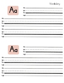 Fundations Level 1 Word of the Day/Trick Word Notebook Modified