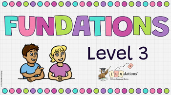 Preview of Fundations Level 3 - Google Slides - Digital Lesson Procedure