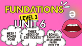 Fundations Level 3 Unit 6 BUNDLE