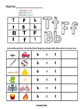 Preview of Fundations Level K Unit 1 Worksheets