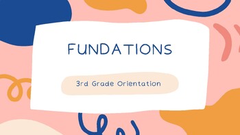 Preview of Fundations Orientation
