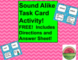 Fundations®:  Sound Alike Word Task Cards:  Level 3