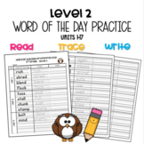 Word of the Day Practice - Level 2