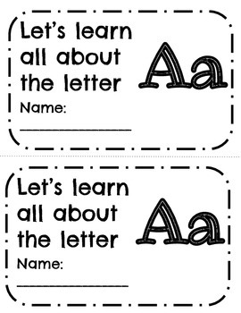 ABC Books! Entire Alphabet! by Amanda Alarie | Teachers Pay Teachers