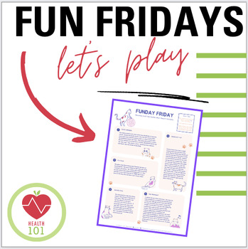 Preview of Funday Fridays-Ice Breaker / Team Building Games for any classroom or team!