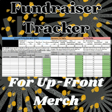 Fundraiser Tracker for Up-Front Merchandise (for 4 Sponsors!)