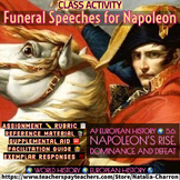 Funeral Speeches for Napoleon Bonaparte: AP European Histo