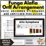 Funga Alafia Orff Arrangement