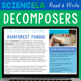 Fungi Science Reading Comprehension Passages & Writing | D
