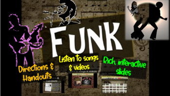 Preview of Funk: A comprehensive & engaging Music History PPT (links, handouts & more)