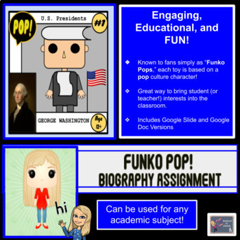 Preview of Funko POP! Biography/Research Assignment- Engaging, Fun, and Unique!