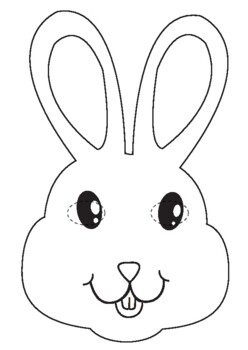 Funky Easter Bunny Craft Template