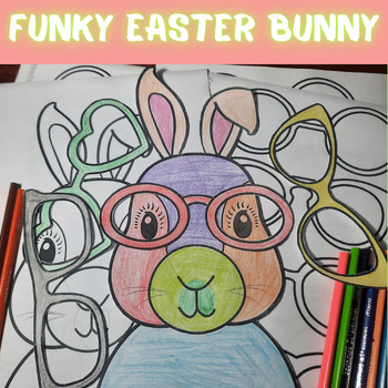 Funky Easter Bunny Craft Template