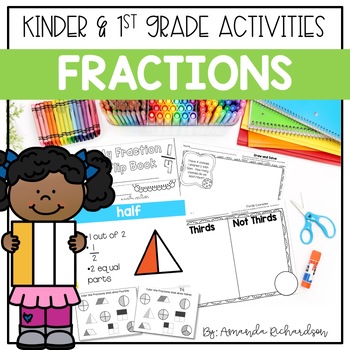 Preview of Fractions Unit: Activities for Whole, Halves, Thirds, and Fourths