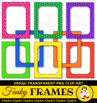 funky photo frames