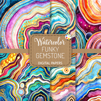 You're a Gem! (Gemstone/Crystals watercolor project) by Mrs Hedley's Art  Studio